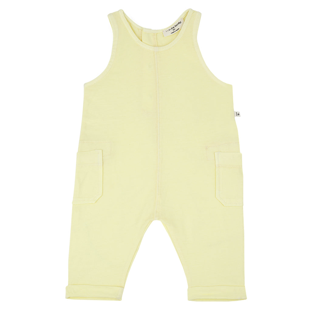1+ In The Family Baby And Child Calvia Jumpsuit Lemon Yellow