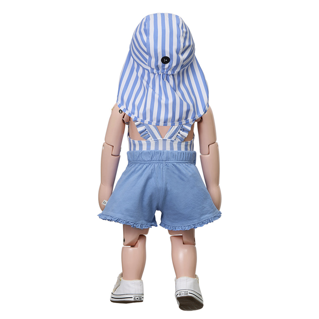 1+ In The Family Baby Eivissa Hat Ultramarine Blue Stripes