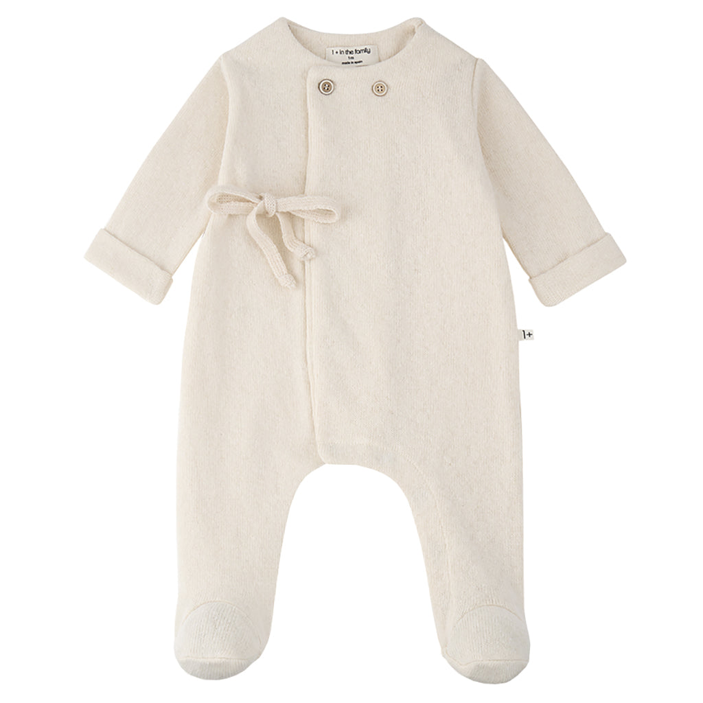 1+ In The Family Baby Havre Jumpsuit Ecru Cream