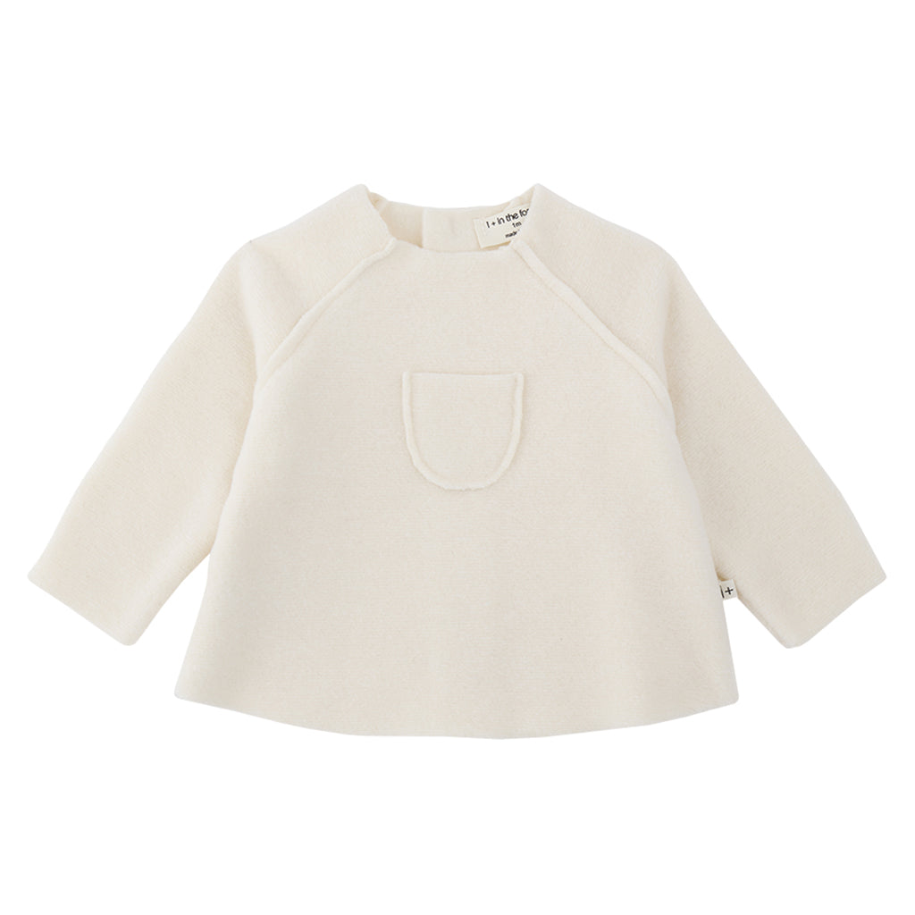 1+ In The Family Baby Limoges Sweater Ecru Cream