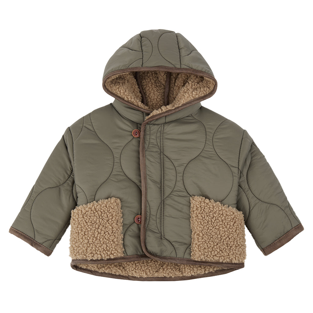 1+ In The Family Baby And Child Calgary Jacket Khaki Green