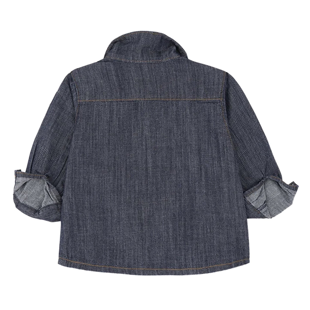 1+ In The Family Baby And Child Baker Shirt Blue Denim