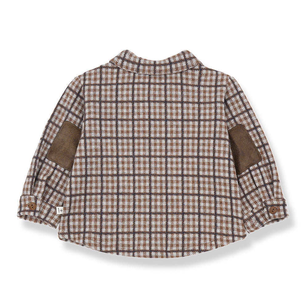 1+ In The Family Baby And Child Conrad Shirt Castagna Brown Plaid