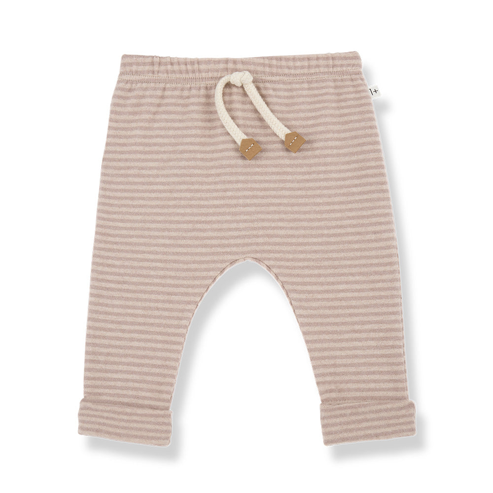 1+ In The Family Baby And Child Henrik Pants Light Pink Stripes