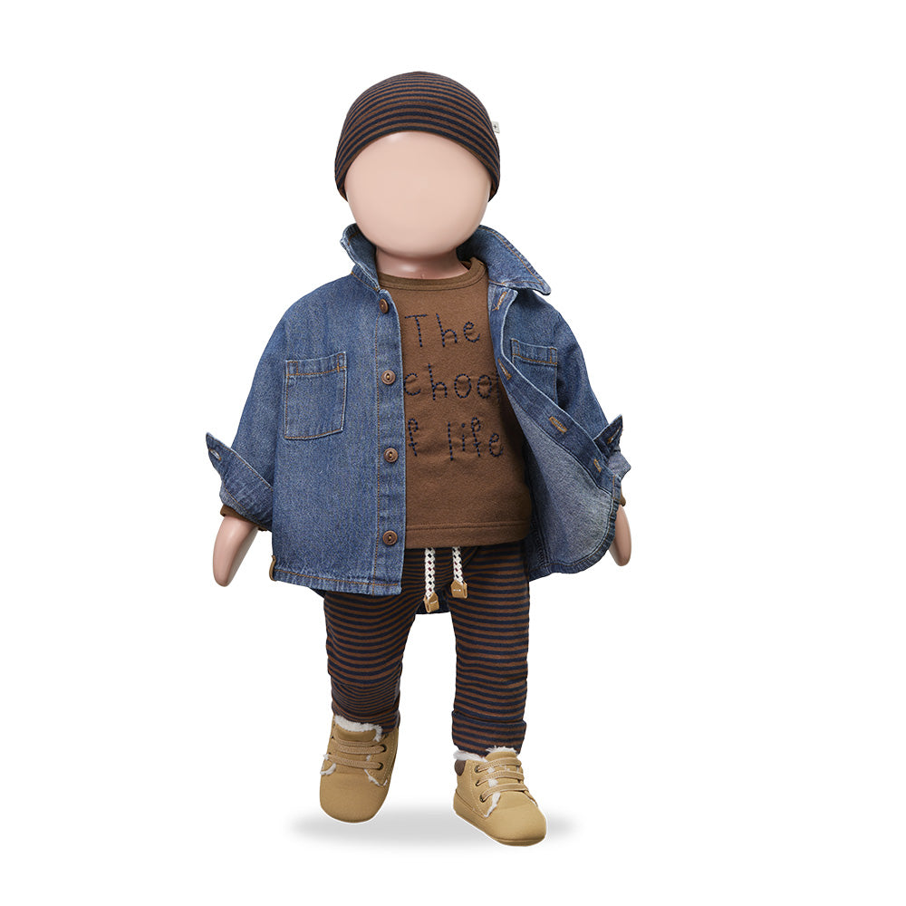 1+ In The Family Baby And Child Viggo Shirt Denim Blue