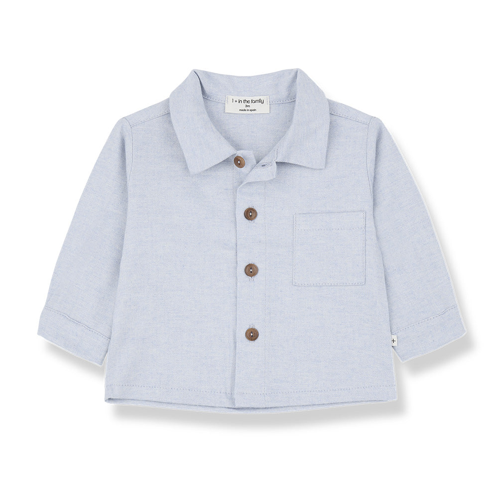 1+ In The Family Baby And Child Viktor Shirt Blue