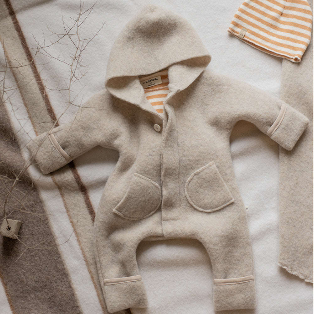 1+ In The Family Baby Aubin T-shirt Biscotto Brown Stripes