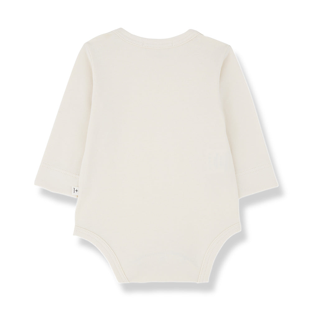 1+ In The Family Baby Edith Bodysuit Ecru Cream