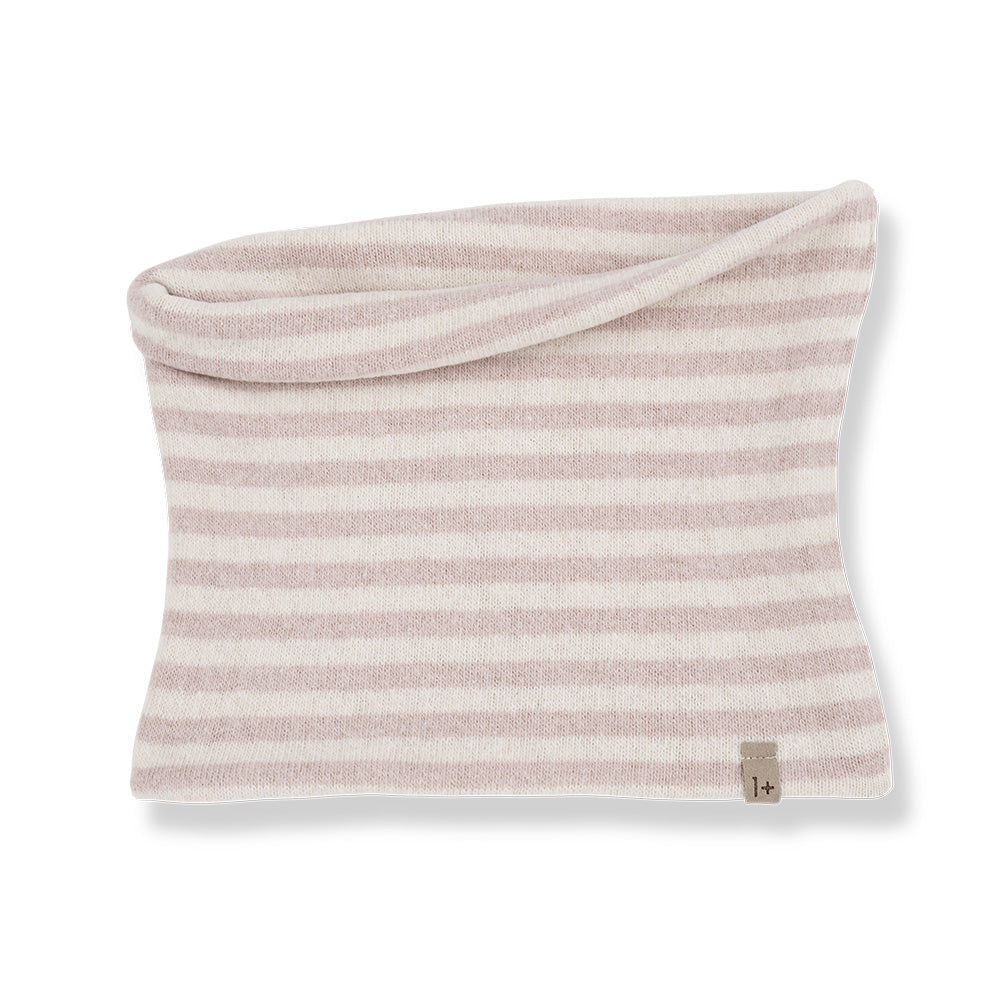 1+ In The Family Baby Eli Scarf Light Pink Stripes