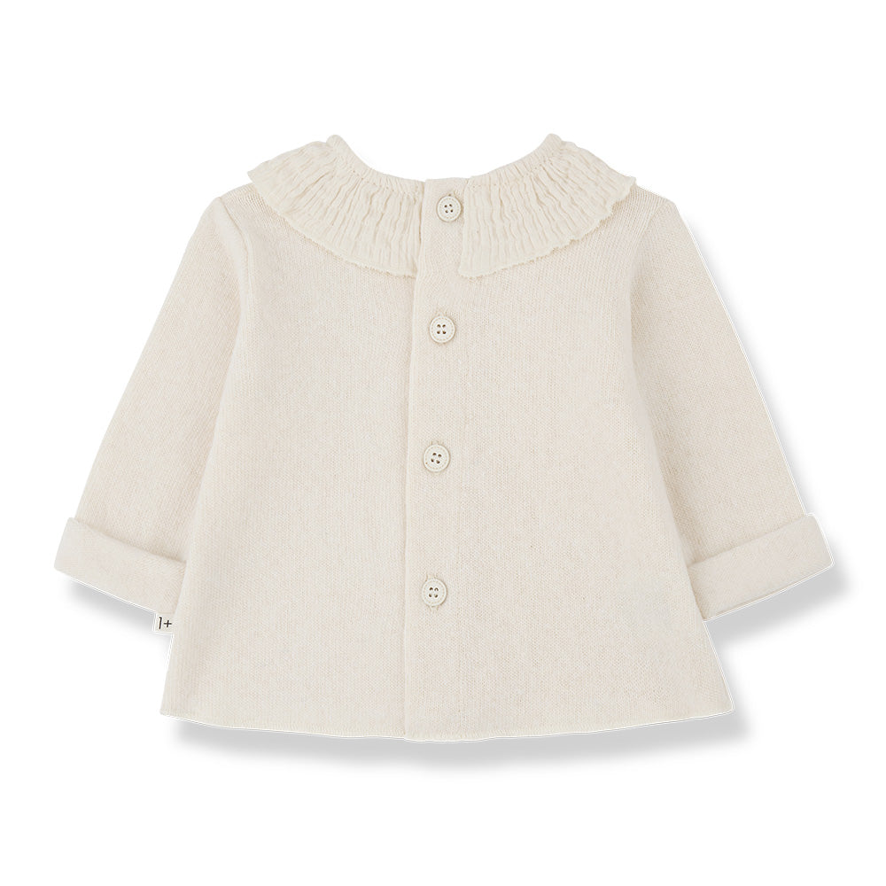 1+ In The Family Baby Erola Blouse Ecru Cream