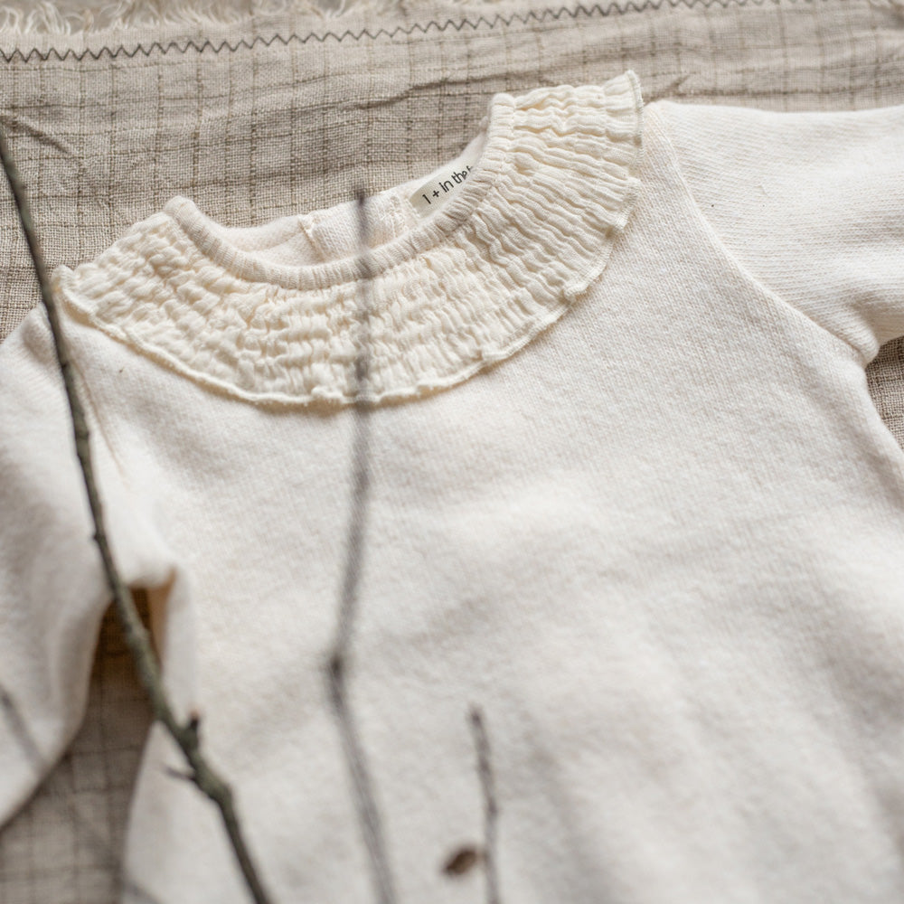 1+ In The Family Baby Erola Blouse Ecru Cream
