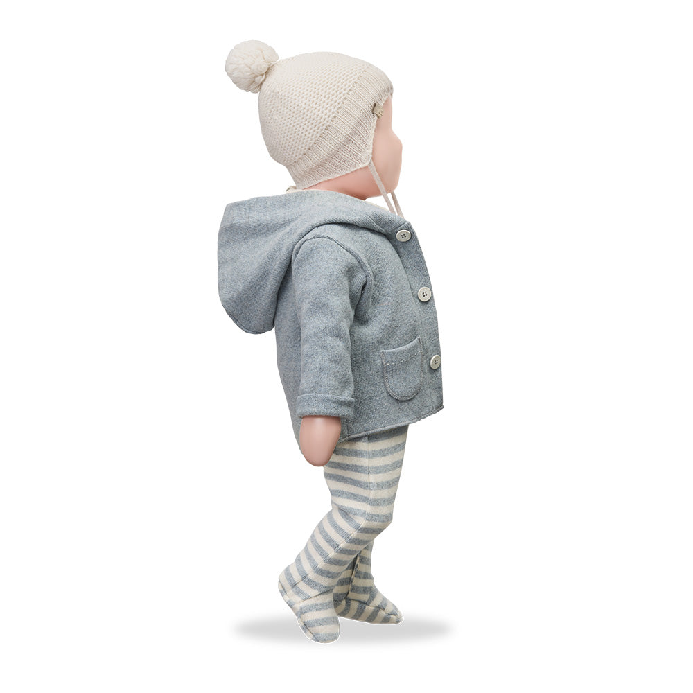 1+ In The Family Baby Fred Jacket Nuvola Blue