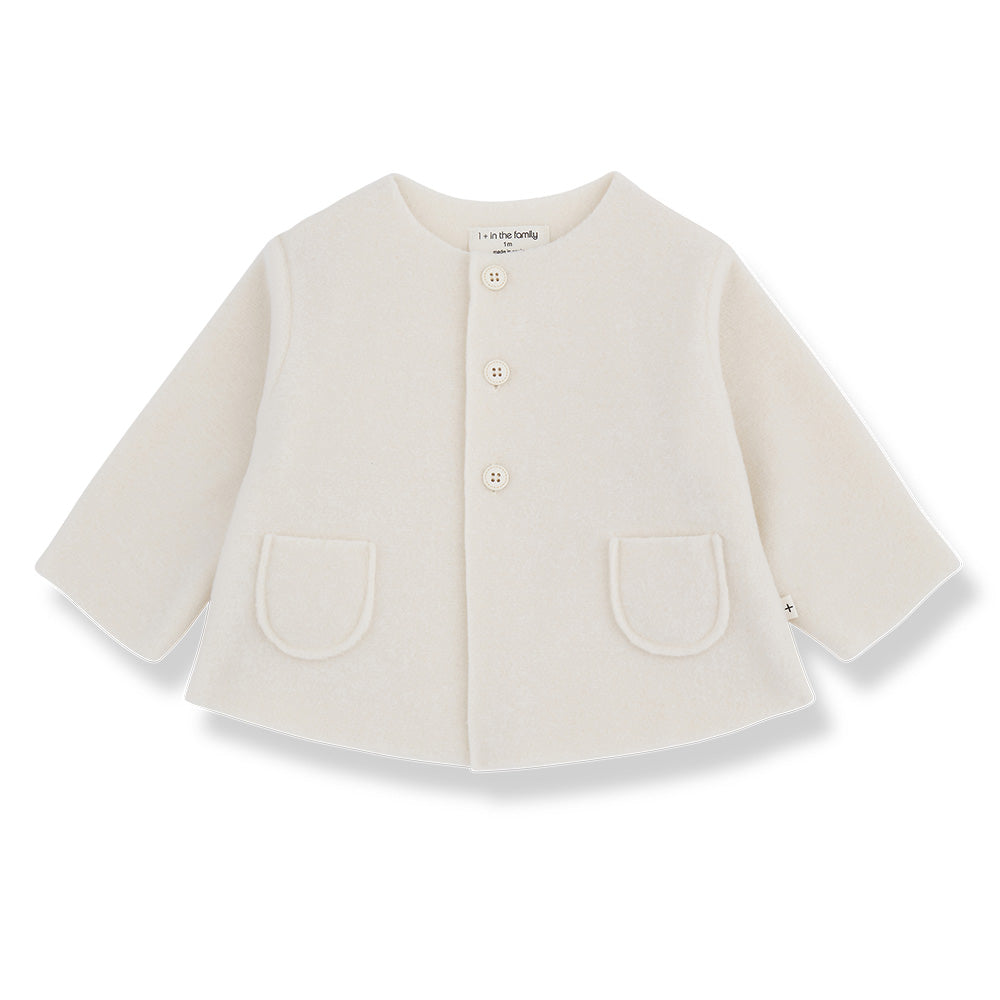 1+ In The Family Baby Marie Jacket Ecru Cream