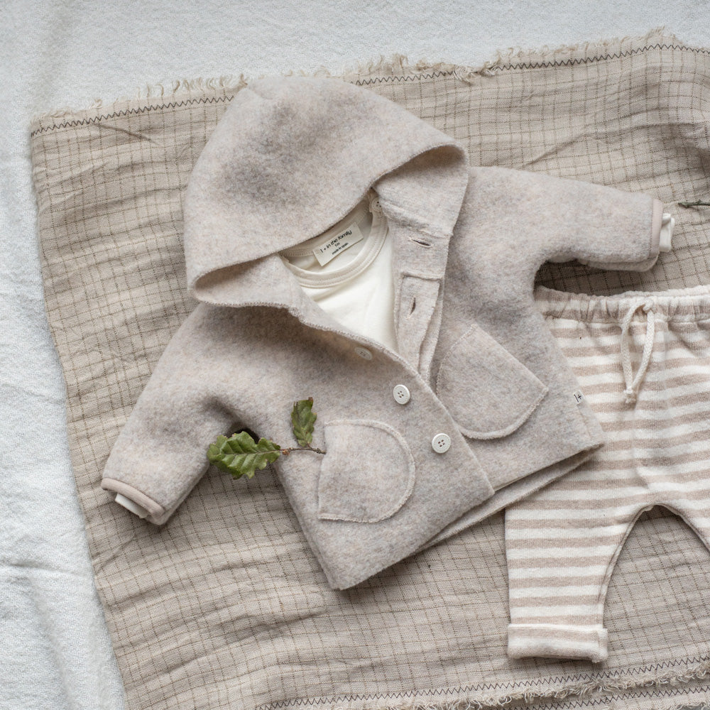 1+ In The Family Baby Vicens Pants Beige Stripes