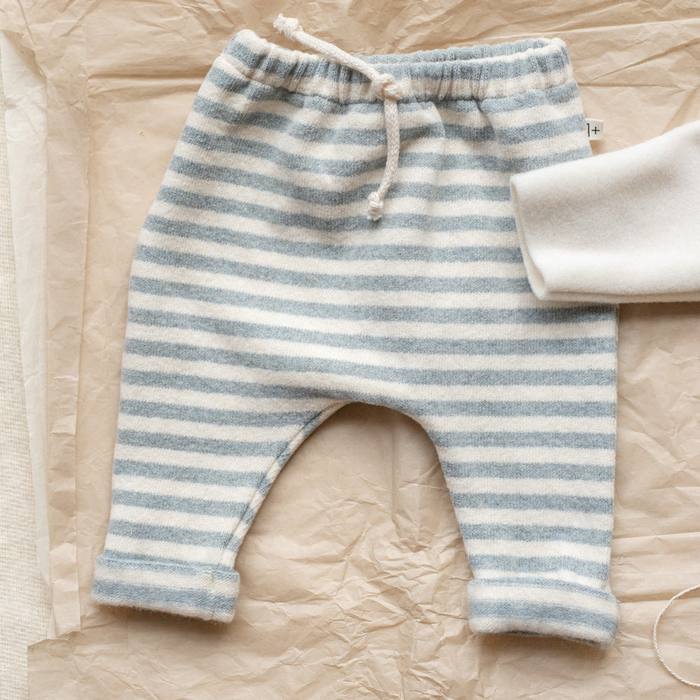 1+ In The Family Baby Vicens Pants Nuvola Blue Stripes
