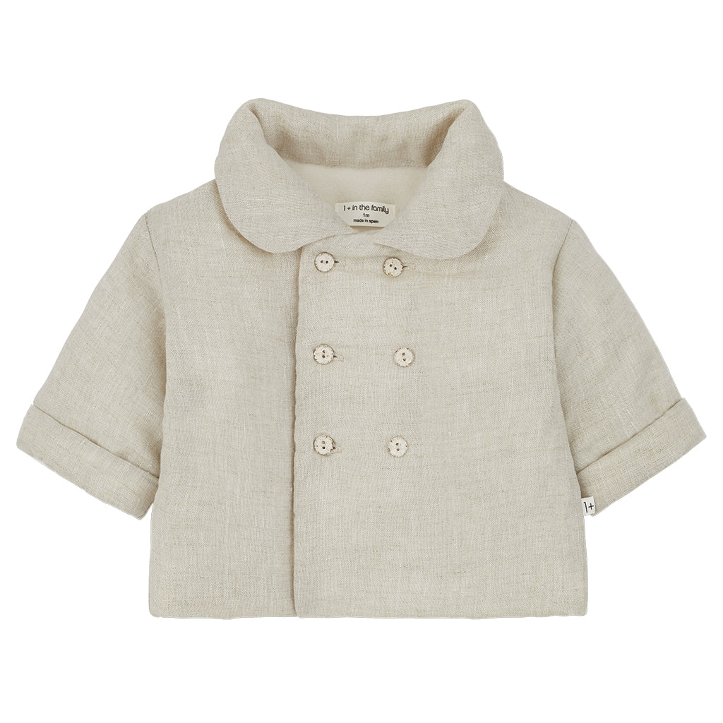 1+ In The Family Baby Merce Jacket Natural Cream
