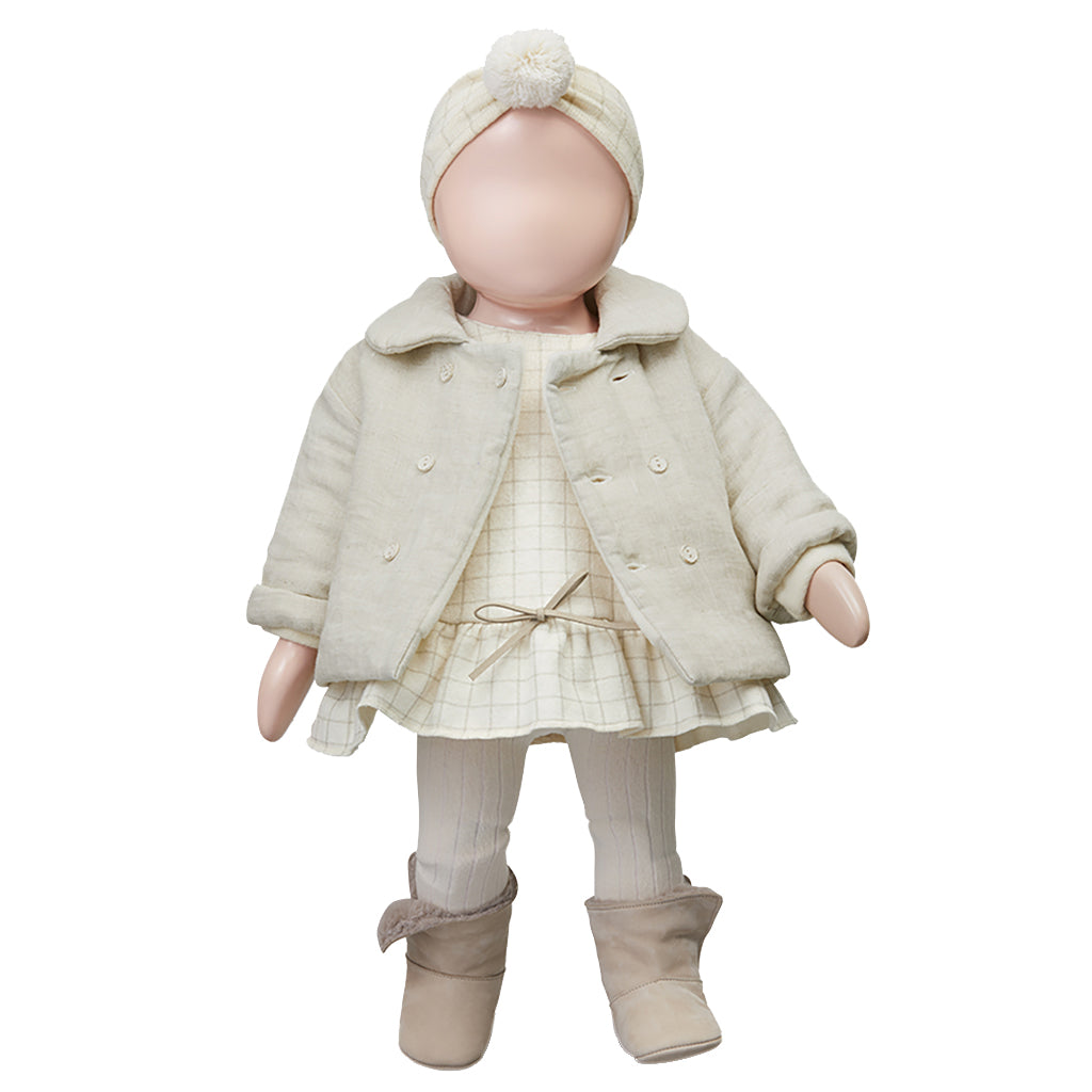 1+ In The Family Baby Merce Jacket Natural Cream