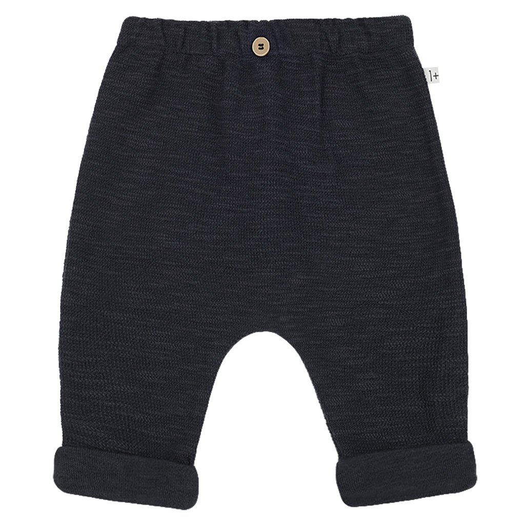 1+ In The Family Baby And Child Anthracite Black Vito Pants