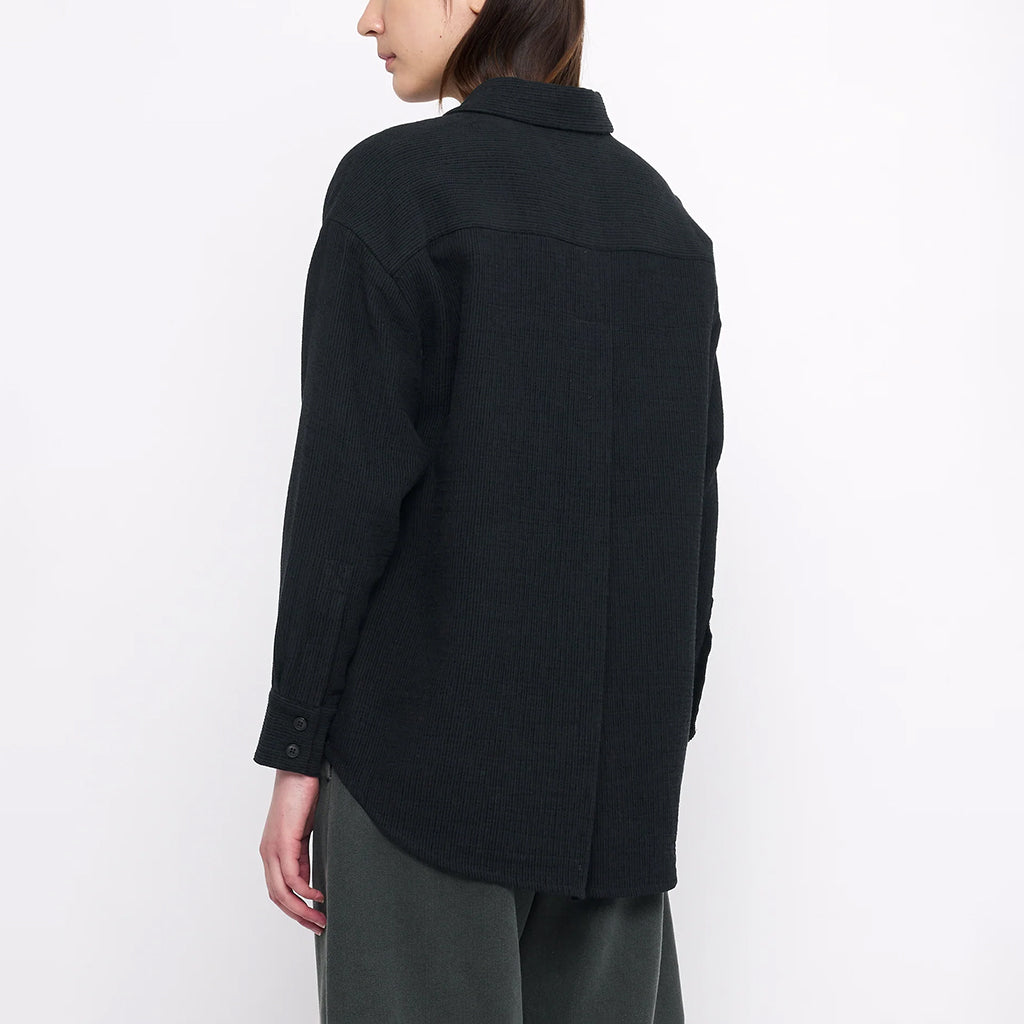 7115 By Szeki Unisex Signature Dolman Shirt Black