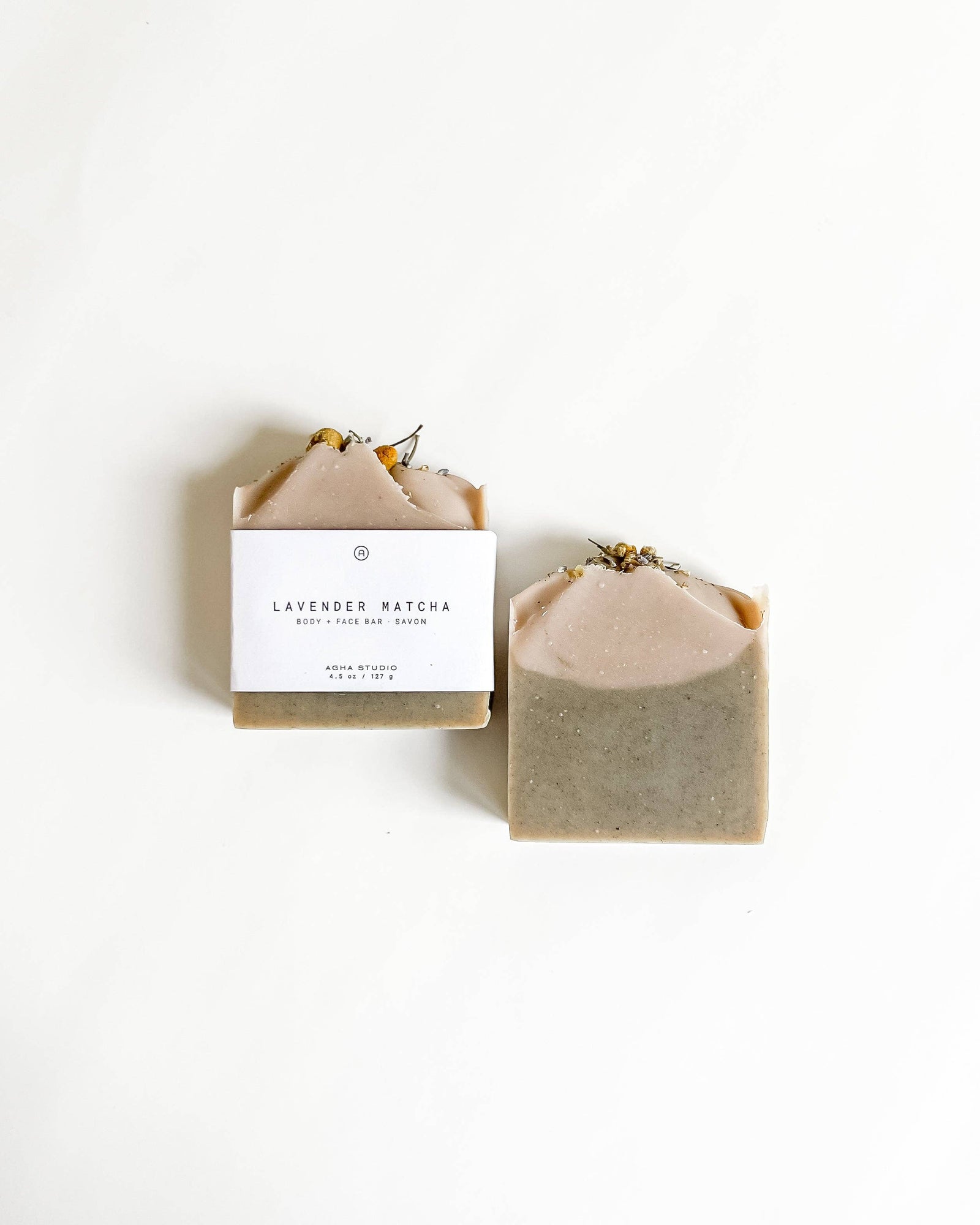 Agha Studio Lavender Matcha Body + Face Bar