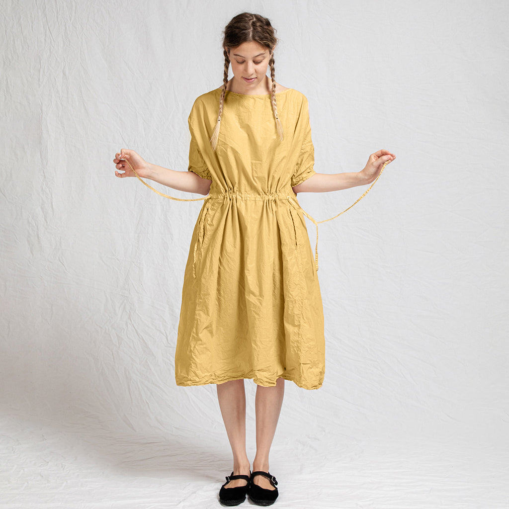 Album Di Famiglia Woman Oversized Dress Sun Yellow