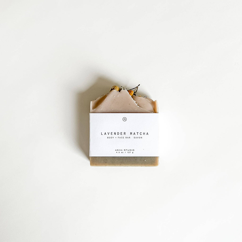 Agha Studio Lavender Matcha Body + Face Bar