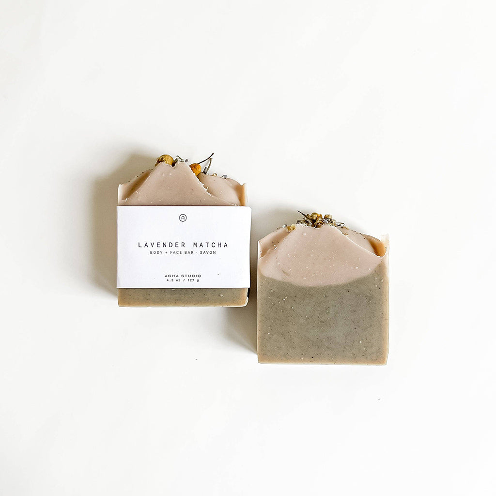 Agha Studio Lavender Matcha Body + Face Bar