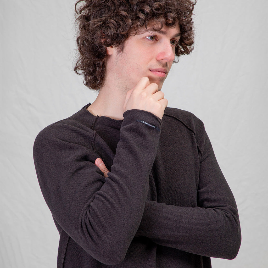 Album Di Famiglia Unisex Kinya Sweater JP Brown