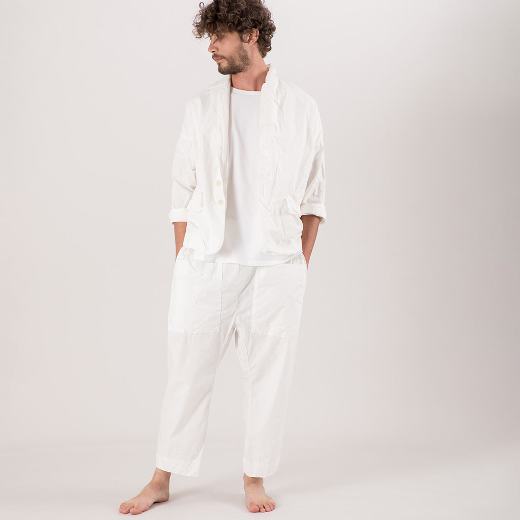 Album Di Famiglia Unisex Braghe Tasche Pants TS Milk White