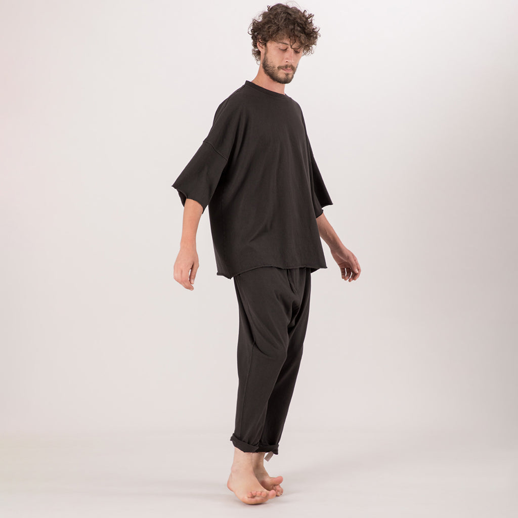 Album Di Famiglia Unisex New Basic Pants HC Milk White