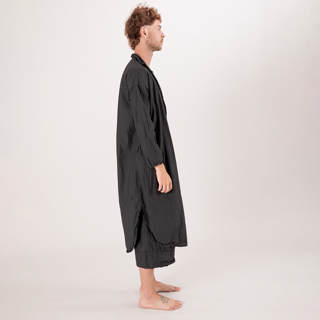 Album Di Famiglia Woman Long Shirt Dress TC Stone Grey