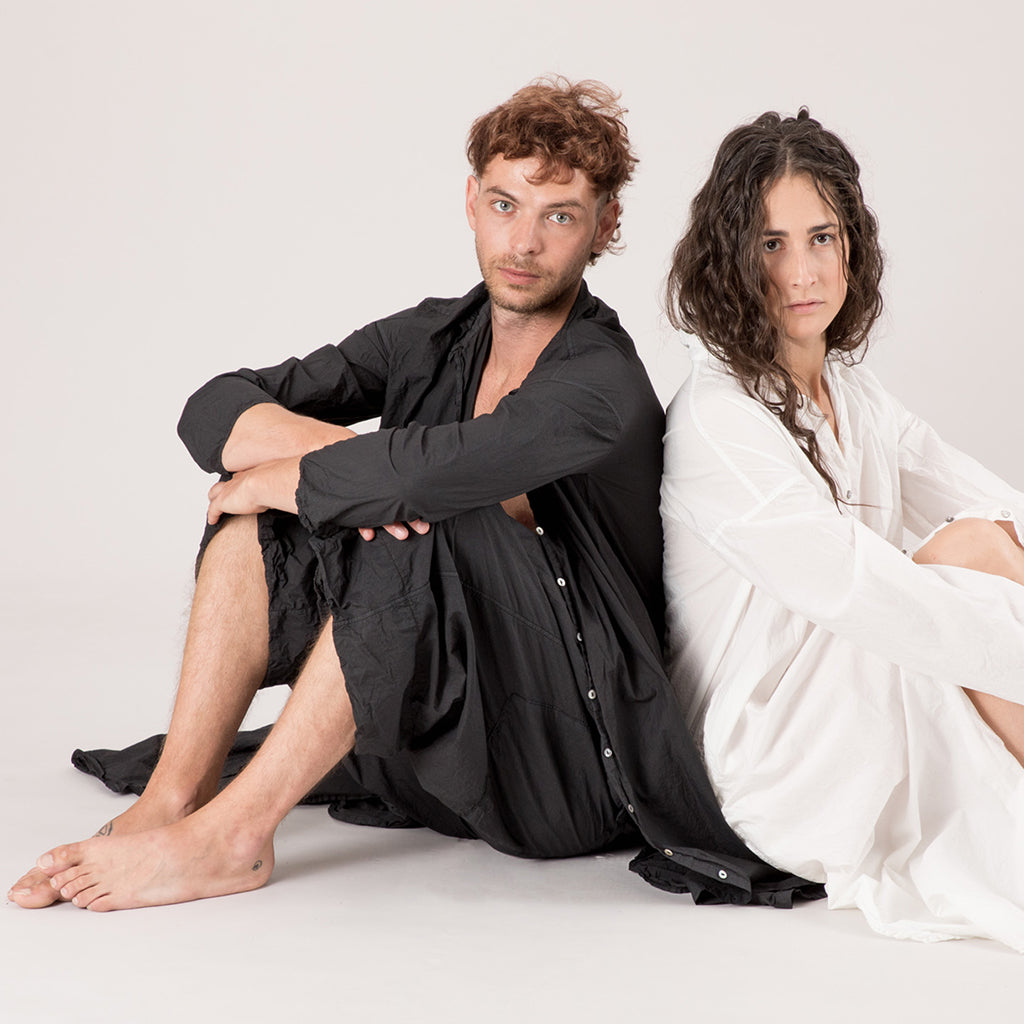 Album Di Famiglia Woman Long Shirt Dress TC Stone Grey