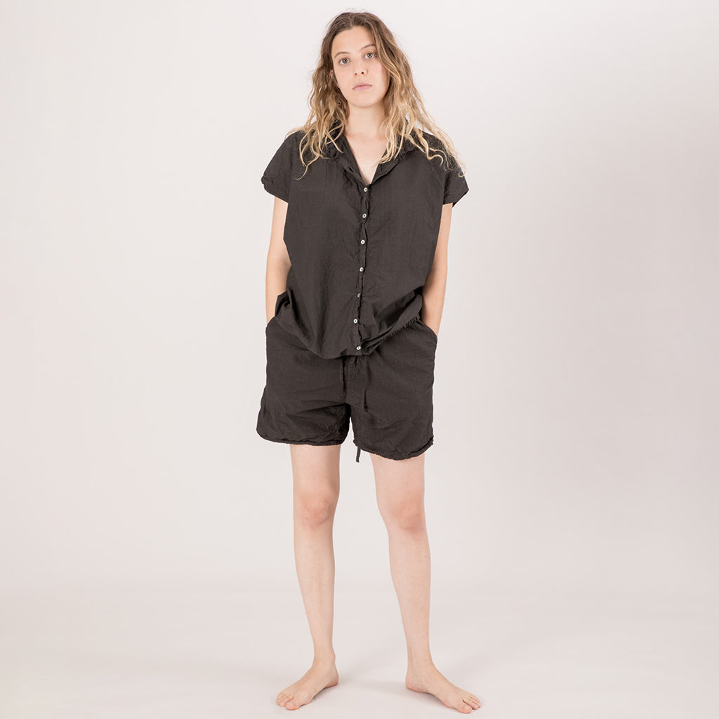 Album Di Famiglia Woman Shorts TC Stone Grey