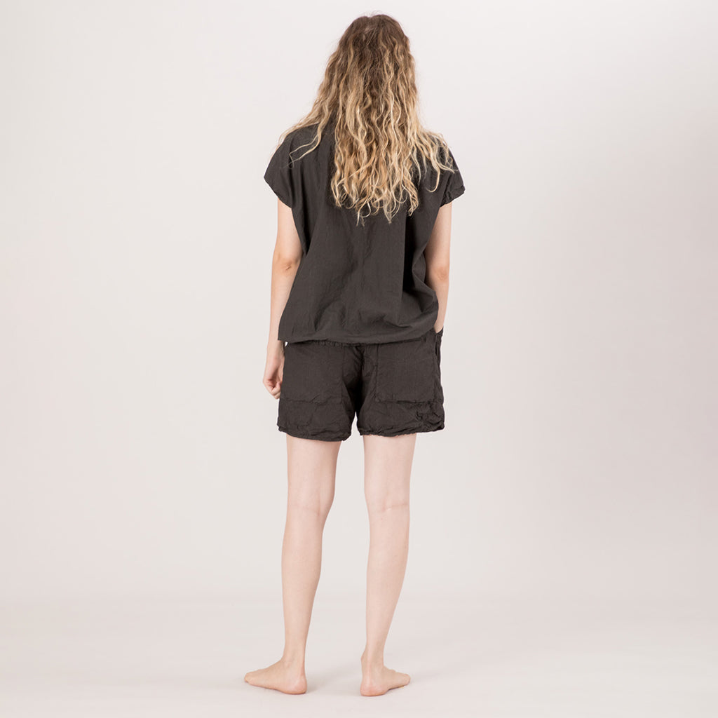 Album Di Famiglia Woman Shorts TC Stone Grey