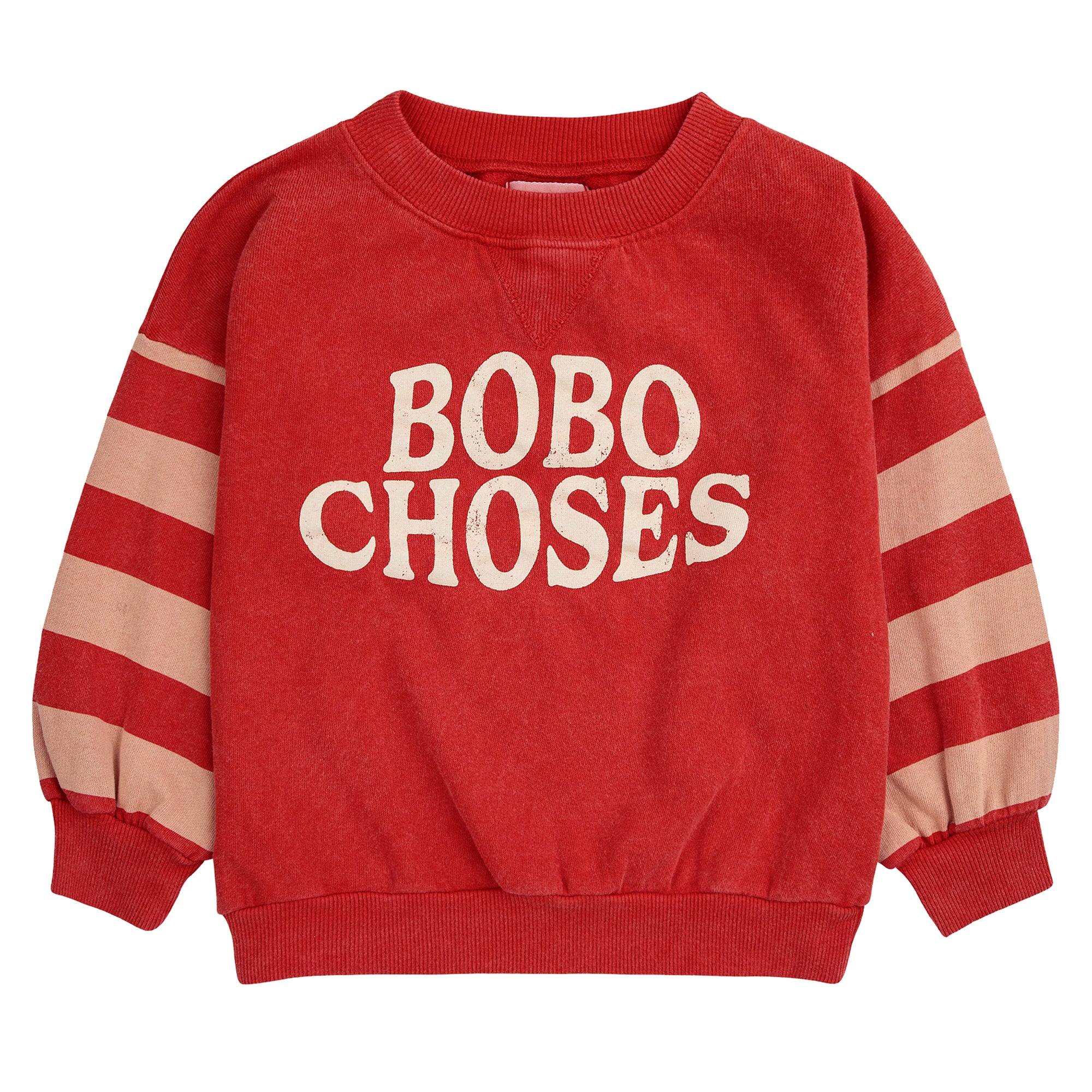 Bobo Choses Child Stripes Sweatshirt Red
