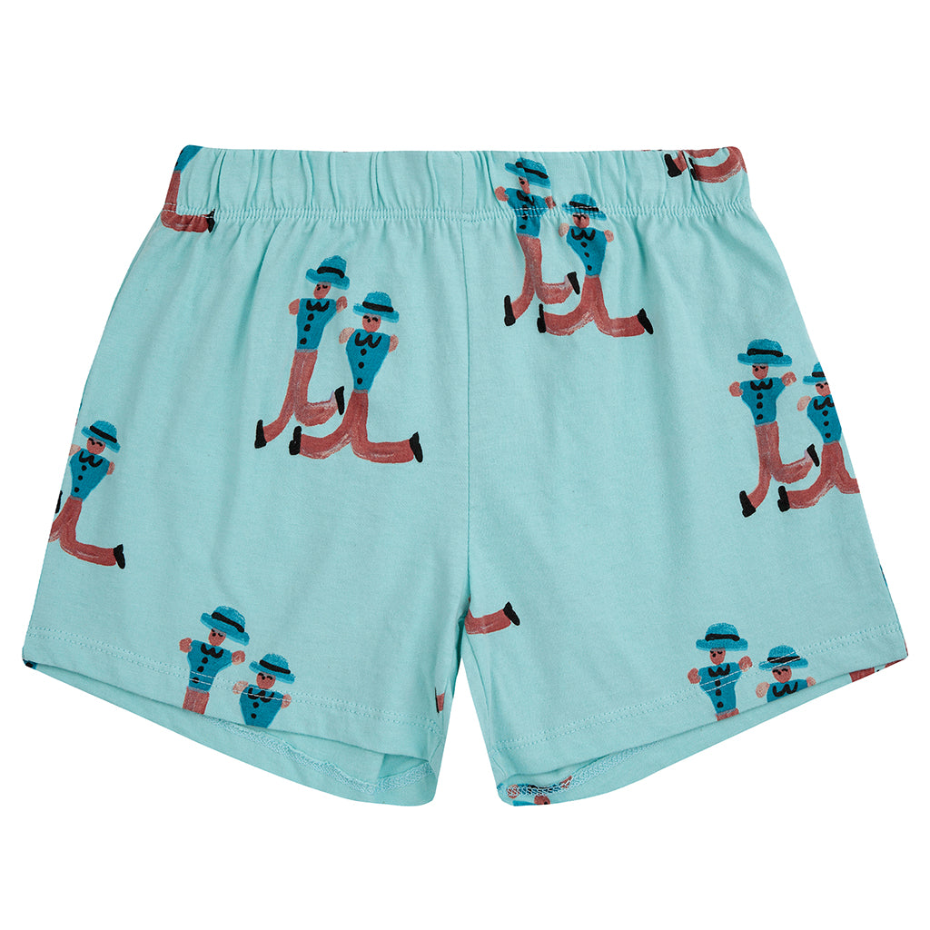 Bobo Choses Child Dancing Giants All Over Shorts Light Blue