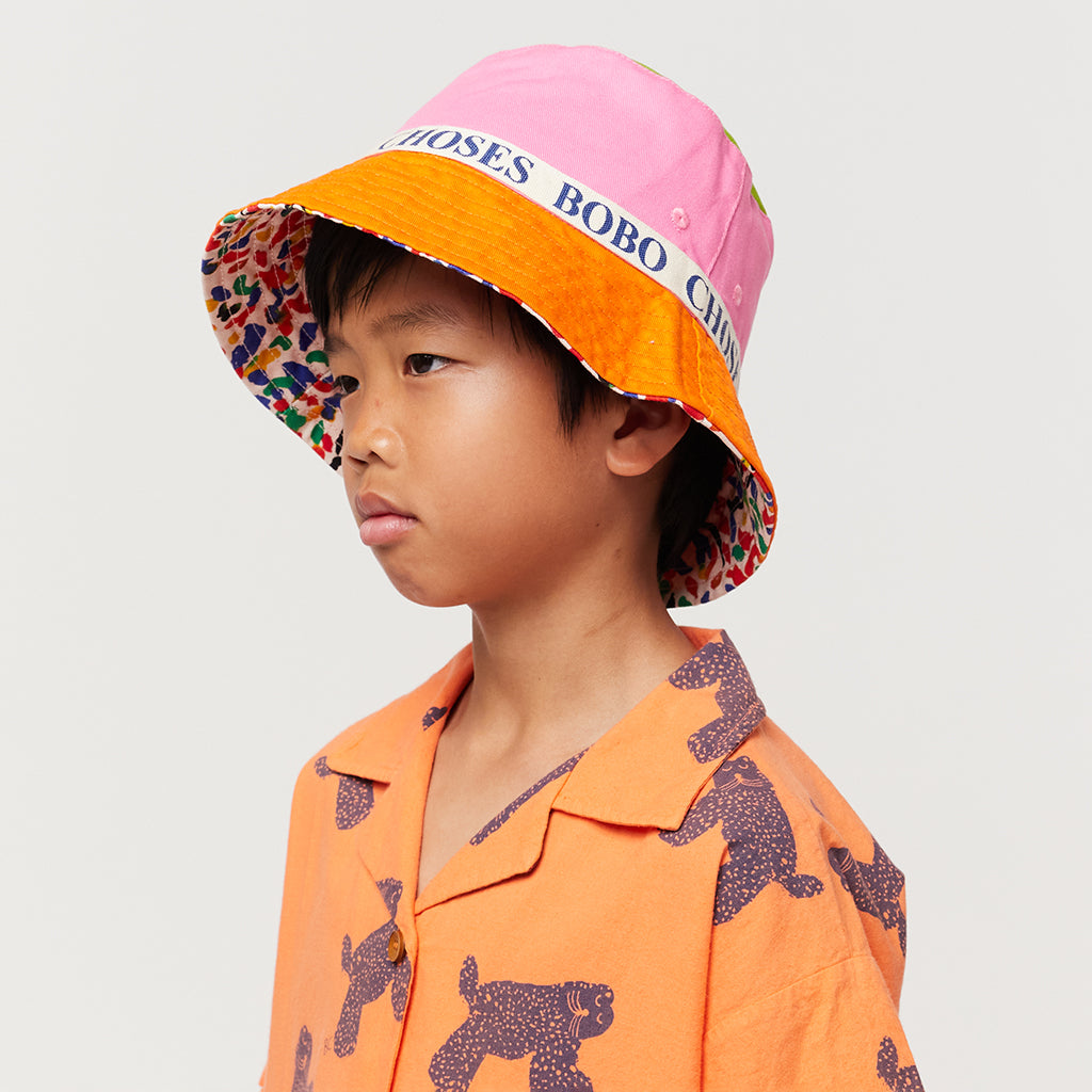 Bobo Choses Child Confetti All Over Reversible Bucket Hat Multicolour