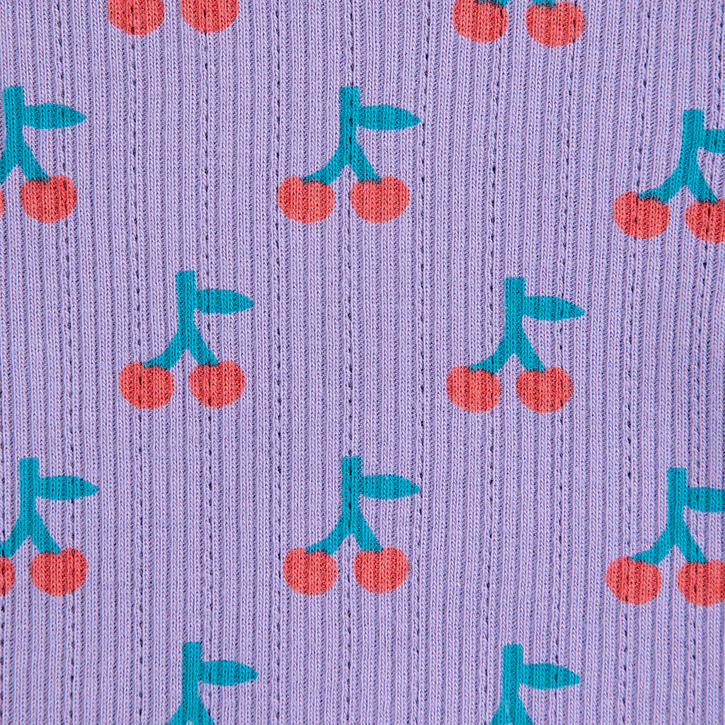 Bobo Choses Child Cherry All Over Turtleneck T-shirt Purple