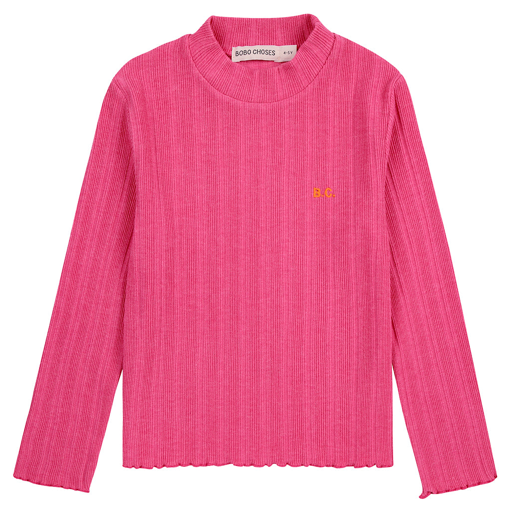 Bobo Choses Child Fantasy Turtleneck T-shirt Fuchsia Pink