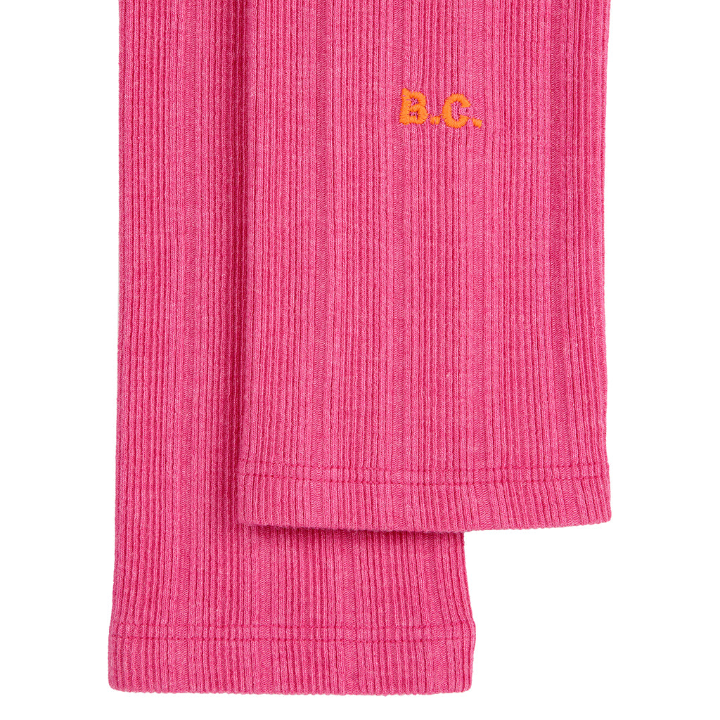 Bobo Choses Child Ribbed Leggings Fuchsia Pink