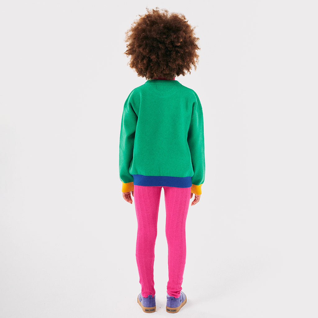 Bobo Choses Child Ribbed Leggings Fuchsia Pink