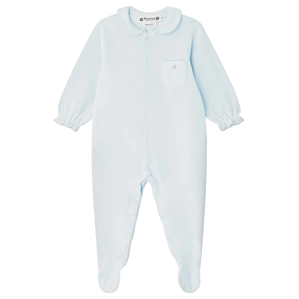 Bonpoint Baby Talou Pyjamas Blue Grey