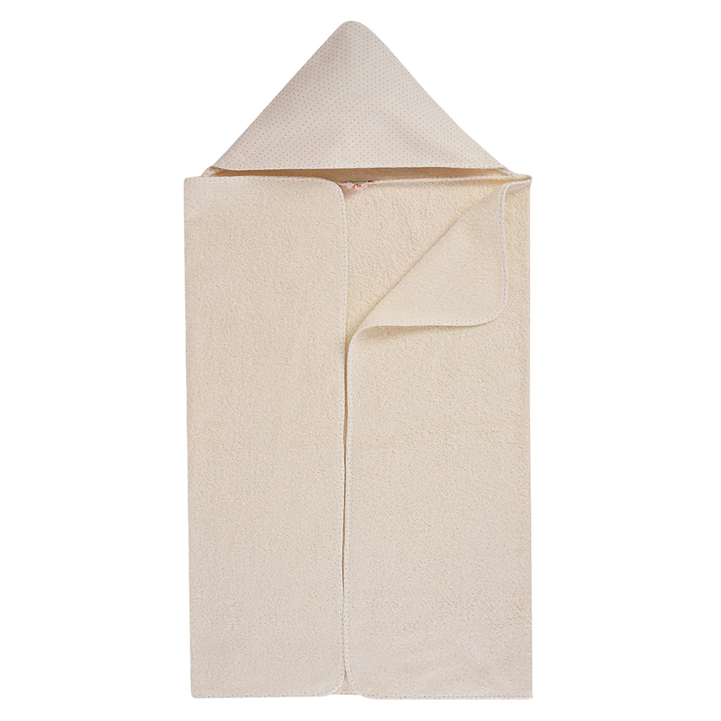 Bonpoint Baby Bath Towel Chalk Cream