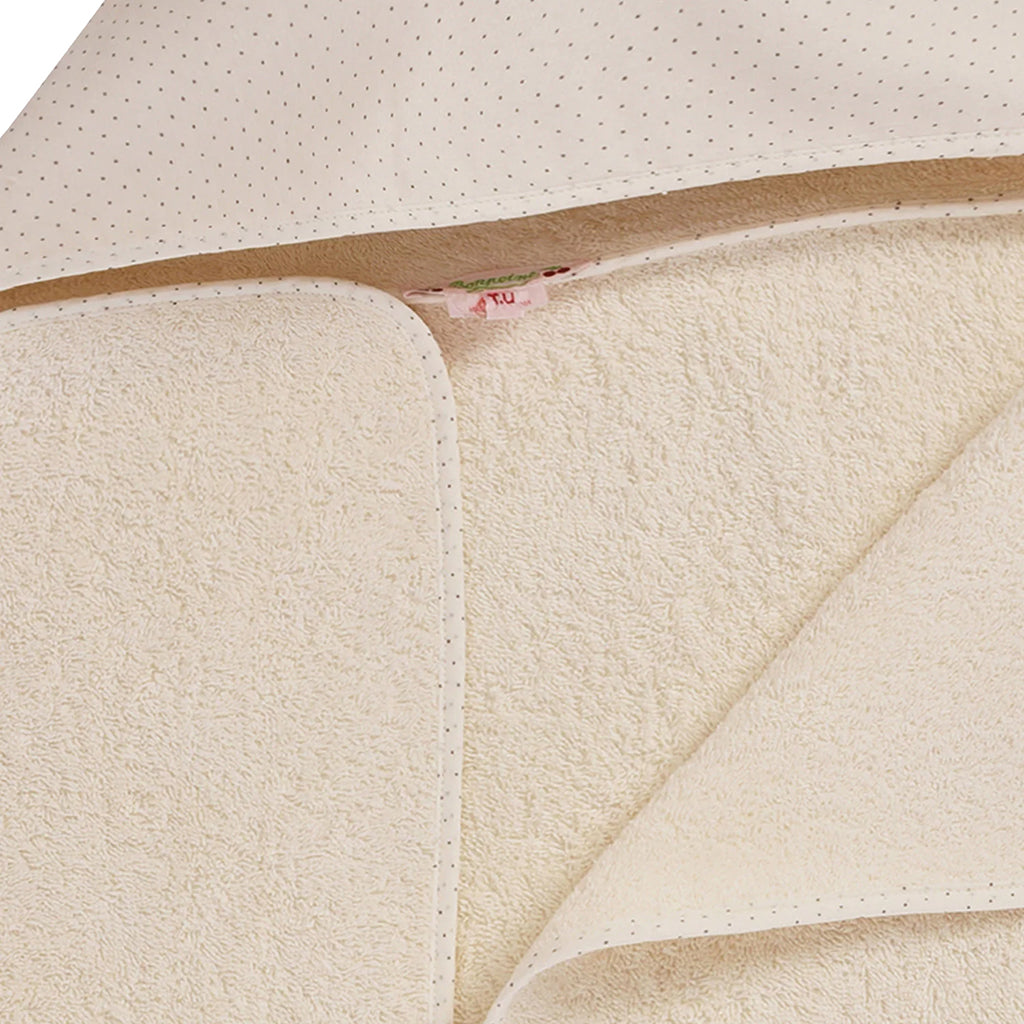 Bonpoint Baby Bath Towel Chalk Cream