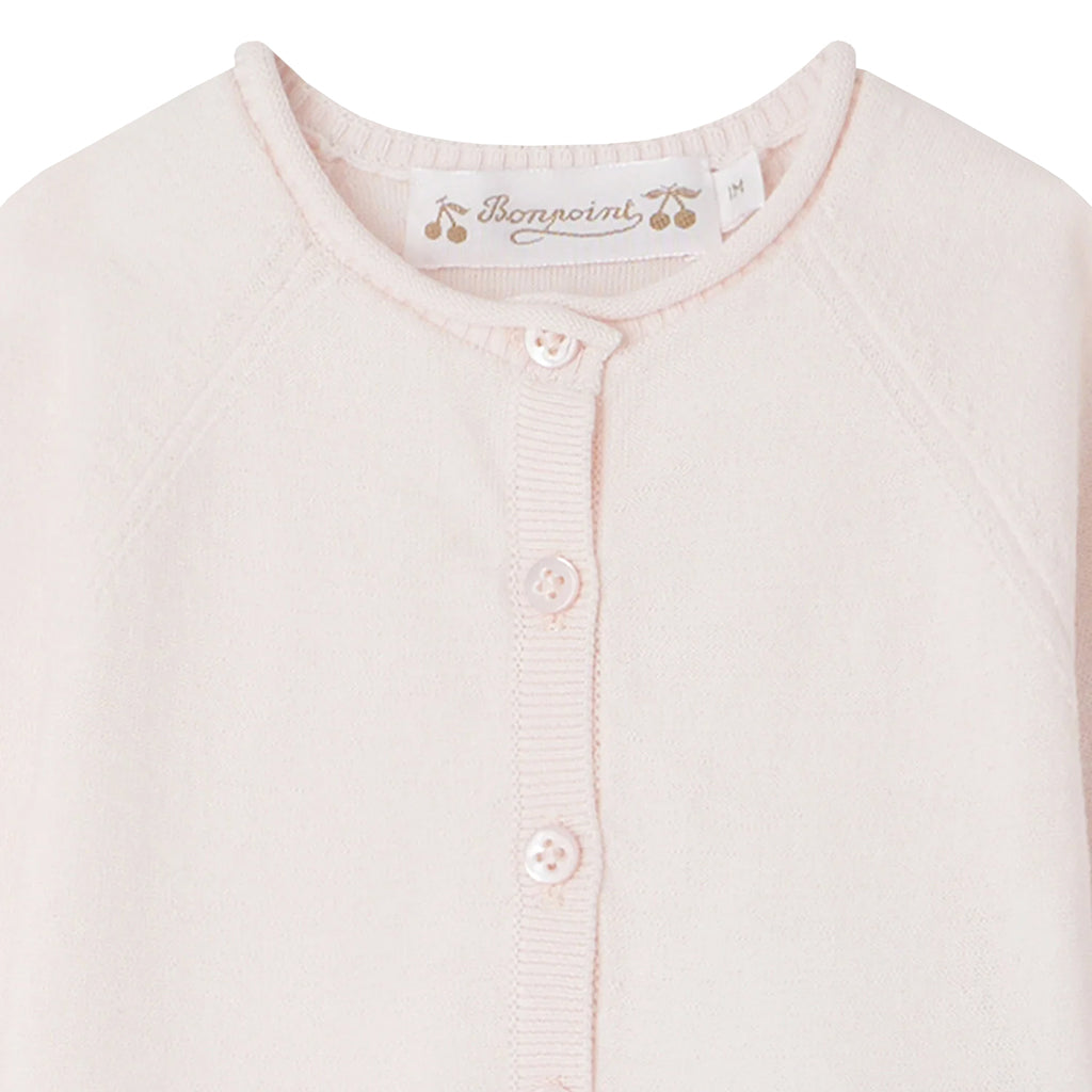 Bonpoint Baby Fadi Cardigan Pink