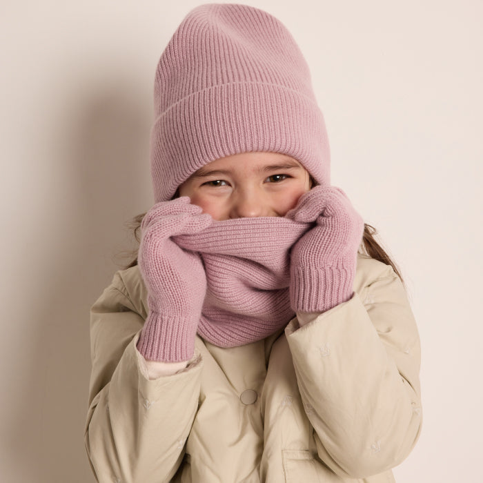Bonpoint Child Benny Cashmere Hat Peony Pink