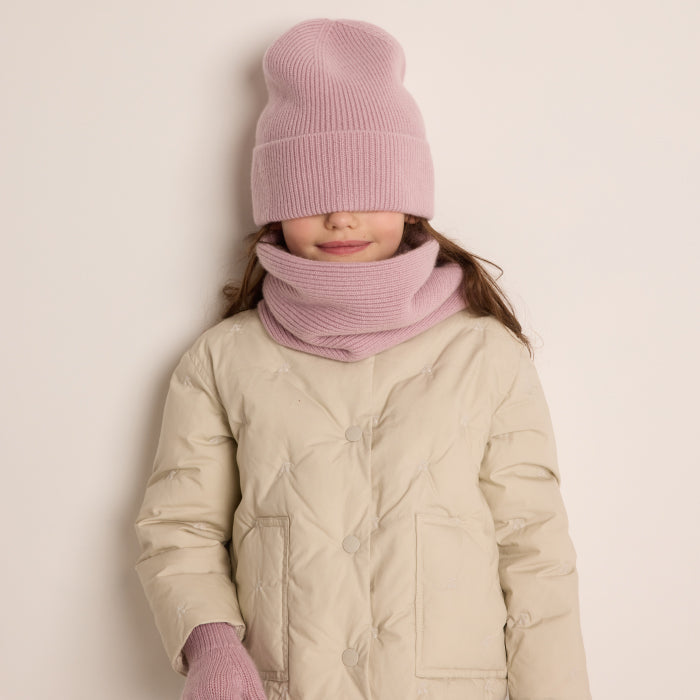 Bonpoint Child Benny Cashmere Hat Peony Pink