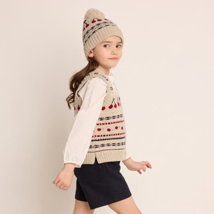 Bonpoint Child Thevy Vest Putty Beige