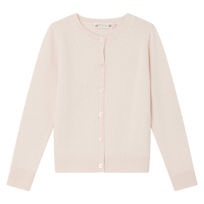 Bonpoint Child Bothilda Cardigan Powder Pink
