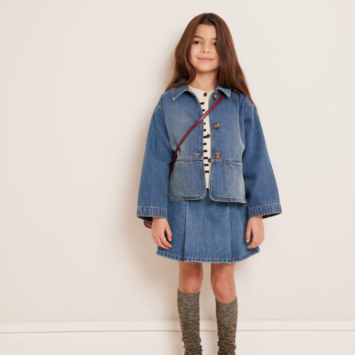 Bonpoint Child Clarity Jacket Denim Blue